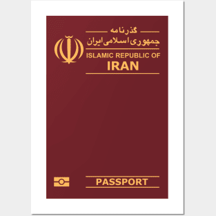 Iran passport Posters and Art